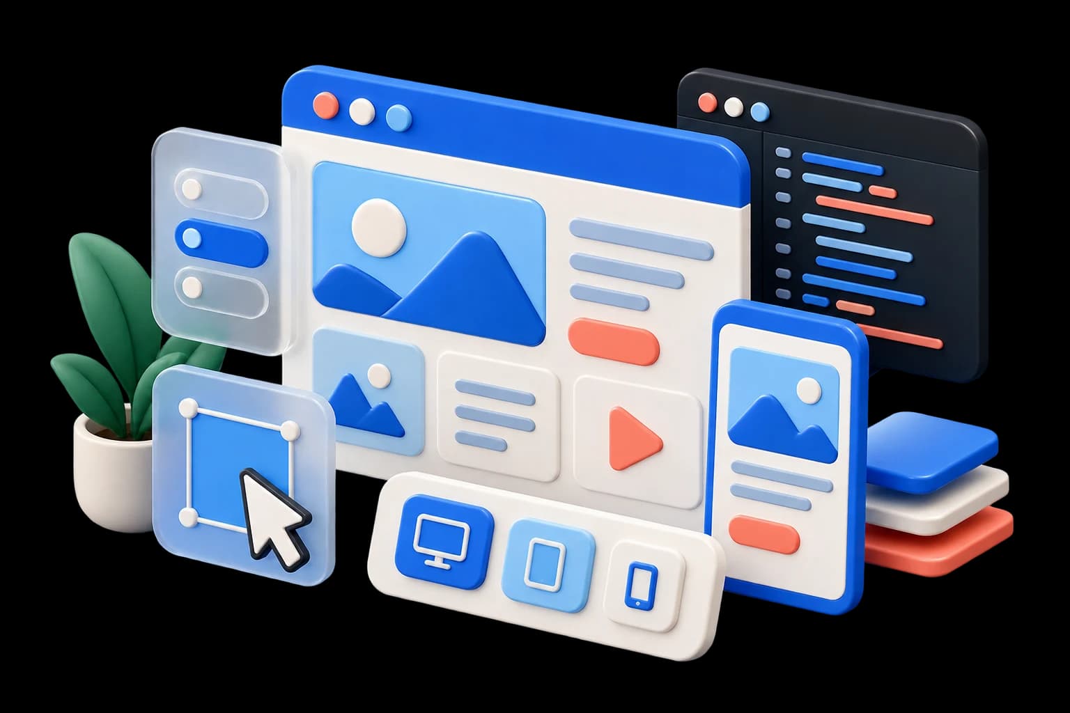 3D web design and development